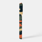 High-Contrast Camo Pattern – Bold Military-Inspire iPhoneケース (右側面)