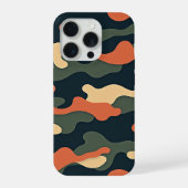 High-Contrast Camo Pattern – Bold Military-Inspire iPhoneケース (裏面)
