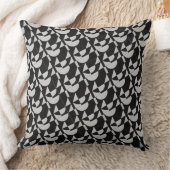 High-Contrast Comfort: Modular Noir Echo Abstract クッション (ブランケット)