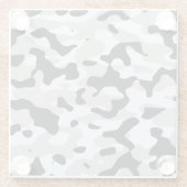 High contrast urban camouflage ガラスコースター (裏面)