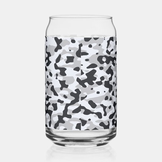 High contrast urban camouflage ガラス缶 (右)