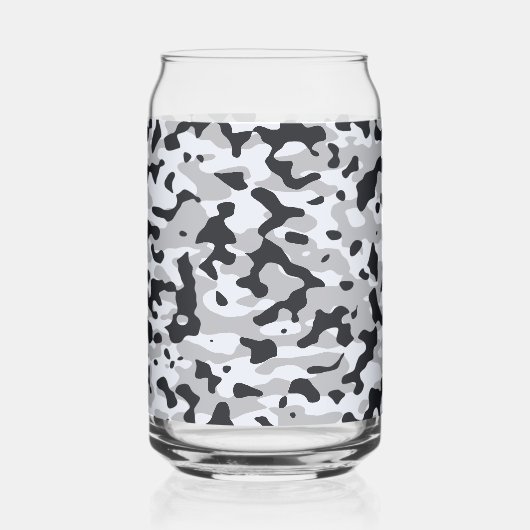 High contrast urban camouflage ガラス缶 (左)