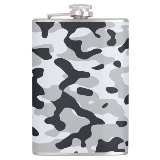 High contrast urban camouflage フラスク (正面)