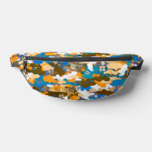 High-contrast Urban Digital Camouflage Pattern ファニーパック (レイダウン)