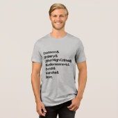 High Crimes & Misdemeanors - Impeach Bondi Blanche トライブレンドＴシャツ (正面全面)