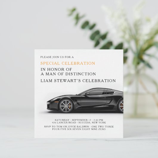 High-End Auto Affair 招待状 (スタンド正面)