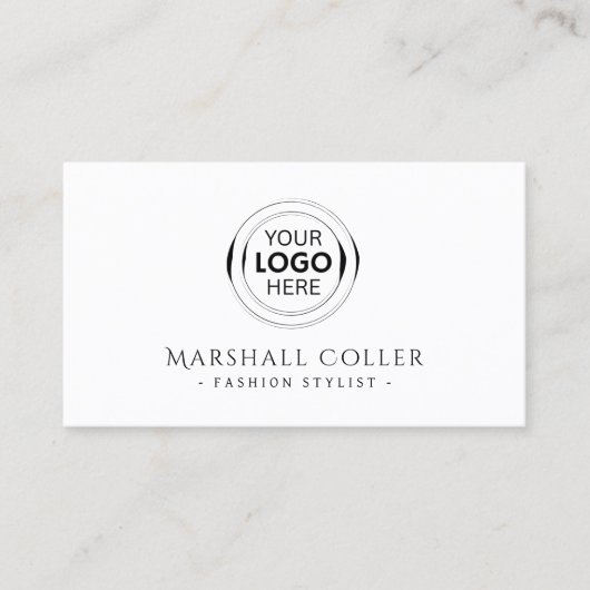 High-End Luxury Logo Business Cards 名刺 (正面)