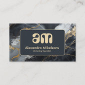 High End Marble Business Branding 名刺 (正面)
