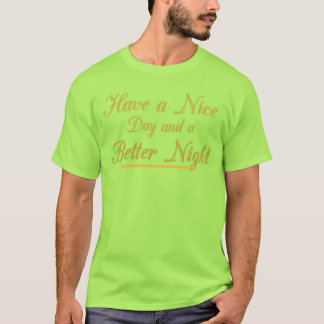 High-End Optimism: Gold Text Universal Wish Fashio Tシャツ