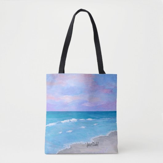 High-end Sunset Beach Tote トートバッグ (正面)