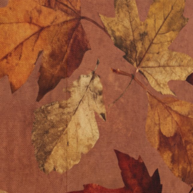 High End Textured Maple Leaf Design 壁紙 (縫い目)