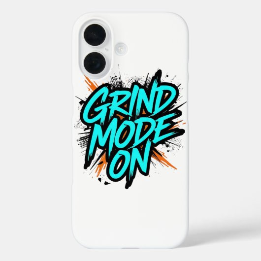 High Energy "Grind Mode On" Hustle Case-Mate iPhoneケース (裏面)