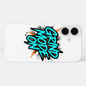 High Energy "Grind Mode On" Hustle Case-Mate iPhoneケース (裏面 (横))