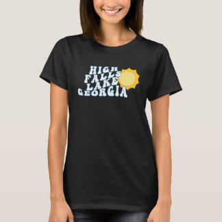 High Falls Lake Georgia GA Retro Family Vacation S Tシャツ