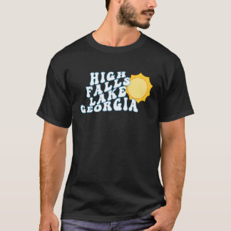 High Falls Lake Georgia GA Retro Family Vacation S Tシャツ