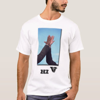 high_five2、HI、V Tシャツ