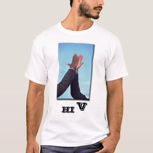 high_five2、HI、V Tシャツ (正面)