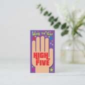 High Five Business Cards コーリングカード (スタンド正面)
