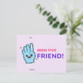 High Five Friend Valentine Card シーズンポストカード (スタンド正面)
