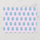 High Five Friend Valentine Card シーズンポストカード (裏面)