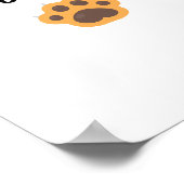 HIGH FIVE Paw Wall Art ポスター (角)