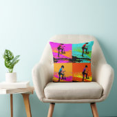 High Flying Scooter Tricks - Stunt Scooter Rider クッション (椅子)