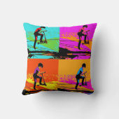 High Flying Scooter Tricks - Stunt Scooter Rider クッション (裏面)