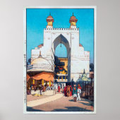 High Gate in Ajmer Sharif Dargah, Hiroshi Yoshida ポスター (正面)