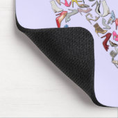 High Heel Shoes Collage Stiletto Art マウスパッド (コーナー)