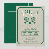 High Heels Black Bow Thirty 30th Birthday Invitat 招待状 (正面/裏面)