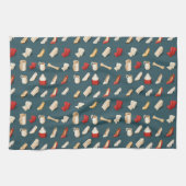 high heels pitchers and folded fabrics キッチンタオル (横)