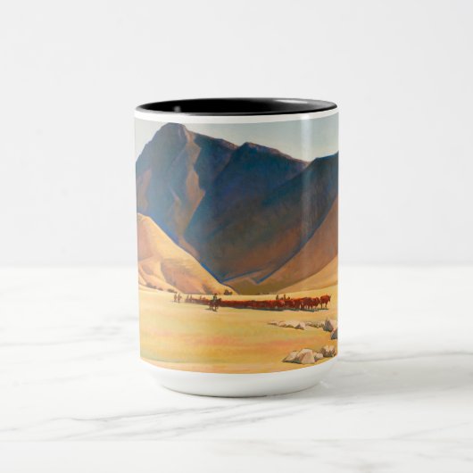 High Hills of Tehachapi, 1936 by Maynard Dixon マグカップ (中央)