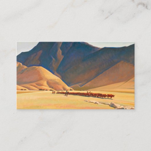 High Hills of Tehachapi, 1936 by Maynard Dixon 名刺 (正面)