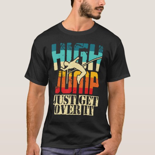 High Jump for Men Women High Jump Sport  1 Tシャツ (正面)