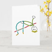 High Jump Stickman カード (黄色い花)