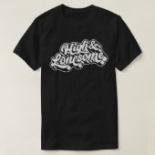 High & Lonesome Funny Bluegrass Festival Folk Musi Tシャツ (デザイン正面)