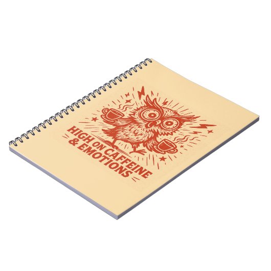High on Caffeine & Emotions ノートブック (左側)