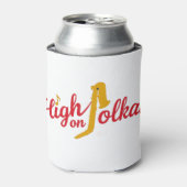 High on Polkas Logo Can Cooler 缶クーラー (缶正面)