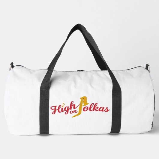 High on Polkas Logo Duffle Bag ダッフルバッグ (正面)