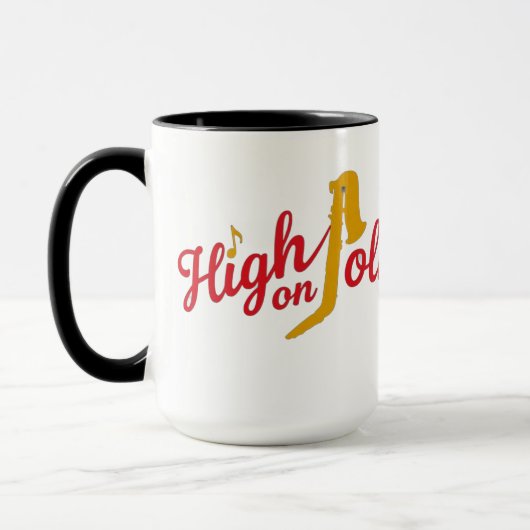High on Polkas Logo Mug マグカップ (左)