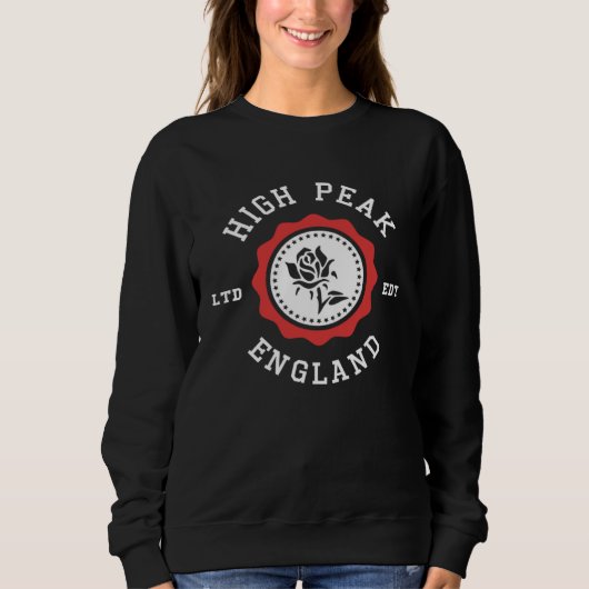HIGH PEAK England Rose Badge スウェットシャツ (正面)