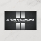 High Performance Auto Racing Stripes Black 名刺 (正面)
