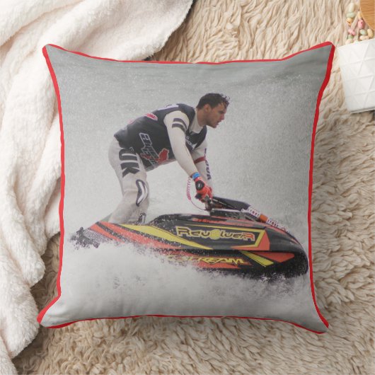 High Performance Jet Ski Decorative Pillow クッション (ブランケット)