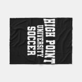 High Point University Panthers Soccer Ncaa Hp23  フリースブランケット (正面(横))