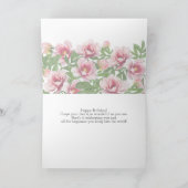 High-Poly Peony Birthday Card カード (内部)