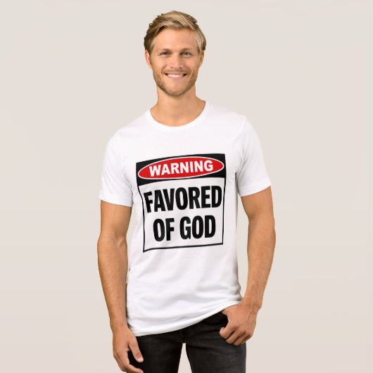 High Praise Ministries - 神の恵みシャツ トライブレンドTシャツ (正面全面)