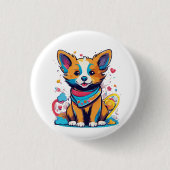  High-Quality & Customizable 缶バッジ (正面)