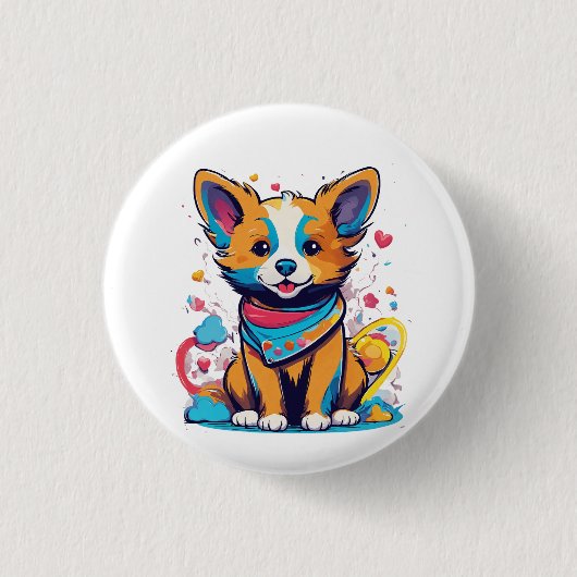  High-Quality & Customizable 缶バッジ (正面)