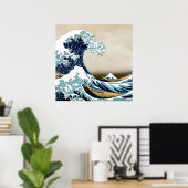 High Quality Great Wave off Kanagawa (24" x 24") ポスター (ホームオフィス)
