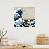High Quality Great Wave off Kanagawa (24" x 24") ポスター (キッチン)